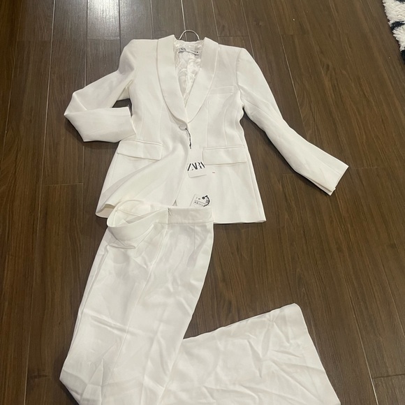 Zara new  tuxedo white suit - Picture 10 of 15